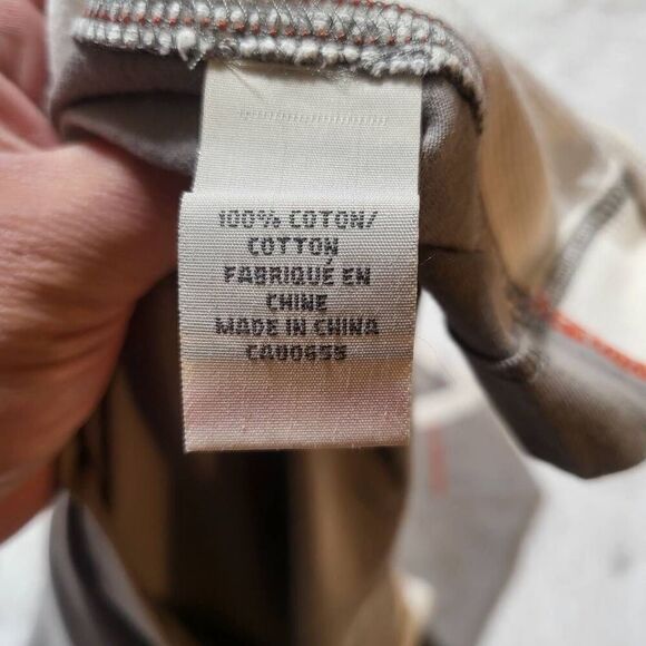 RW&CO men two tone stitch short sleeve brown/mocha t-shirt L - Picture 3 of 6